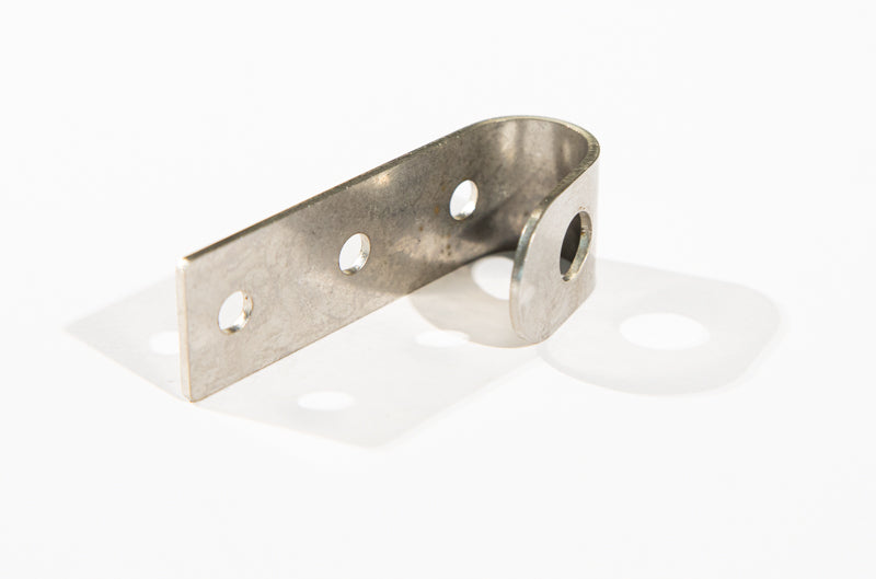 Gancho de fijación de acero inoxidable para piscina elevada.