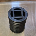 Tapón perfilado para escuadra enrollable